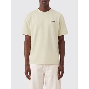 Jacquemus Men Jacquemus Contrast Applique Logo Cotton Crew-Neck T-Shirt